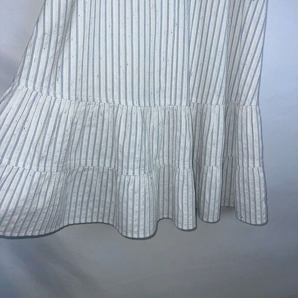 Rebecca Taylor Sleeveless Stripe Cotton Tank Dress Size 4 Retail $295 - Picture 6 of 9